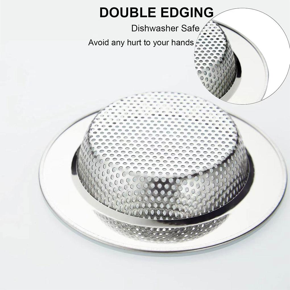 2piece Stainless Steel Drain Filter Easy To And Durable For Bathroom And Kitchen Sinks Sink Filter