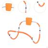 Ab Fitness Crunch Abdominal Machine Exerciser Nonslip Muscle Training Situp