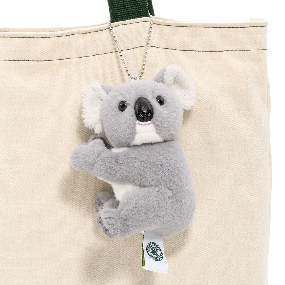 [COLORATA] Colorata Plush Mascot Koala (Realistic Wild AnimalChain Included) Cute Animal Keychain Doll Gift Present (Twice Checked)  Christmas
