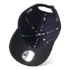New Era 9TWENTY MLB Veludo ATL Tamanho MLB Boné Preto, Azul Marinho, M/L, 920CS, 8W, Veludo, Atlbra, Azul Marinho,
