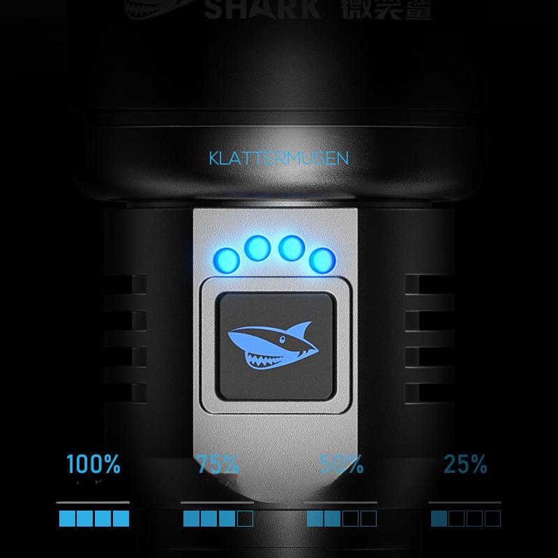 Iluminat în aer liber Lanternă cu lumină puternică Focalizare telescopică mecanică Afișaj live de mare capacitate poate fi folosit ca banc de alimentare