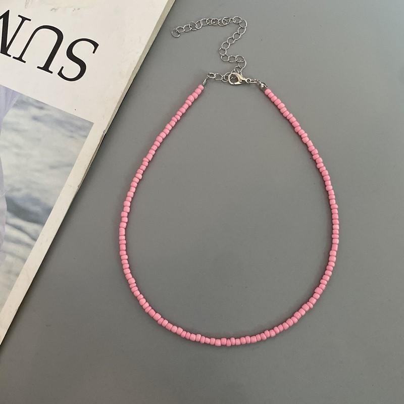 New Seed Beads Bohemia Choker Chain Fashion Charm Collar Colorful Handmade Colar Collar Necklace Jewelry Femme