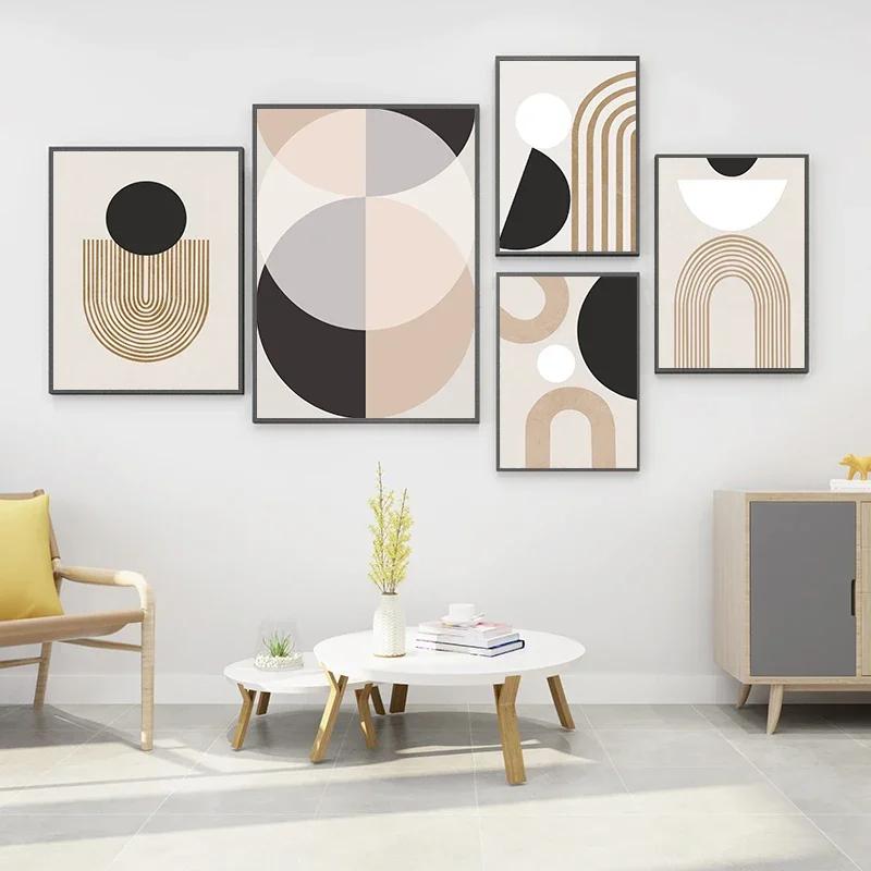 Minimalista Astratto Linea Parete Arte Moderna Murale Poster E Stampe Per Soggiorno Decorazione Immagine Interni Tela Pittura