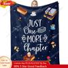 Book Lovers Gifts Gifts for Bookworm Women Men Soft Throw Blanket Book Club Gifts for Reading Lover Custom Blankets