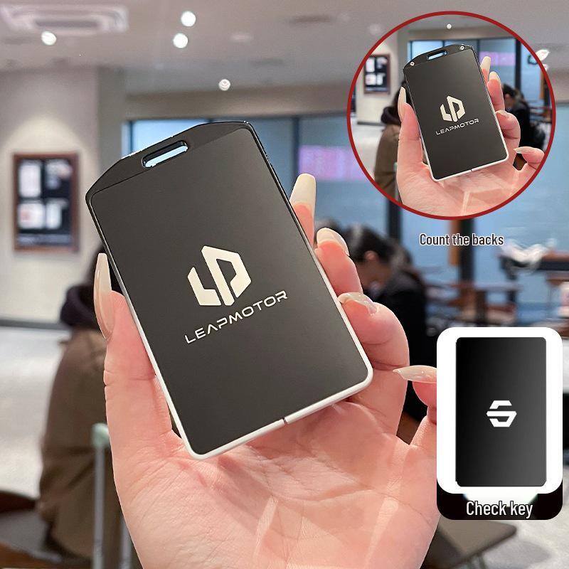 2024 Leapmotor C10 Premium Metal Key Case - Decorative Protective Shell for Remote Control