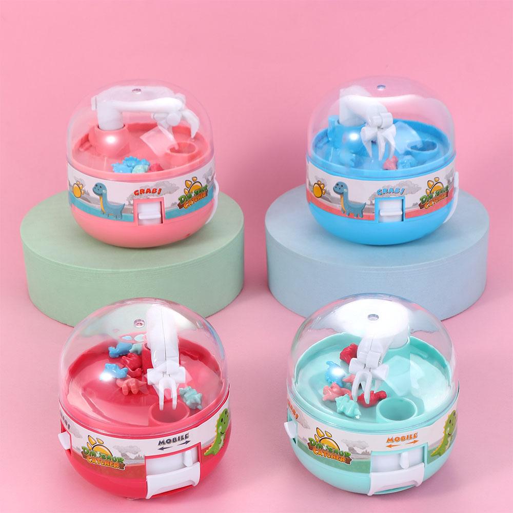 Relief Toddler Activity Catch Dinosaur Game Capsule Catcher Toy Kids Capsule Toy Mini Claw Machine