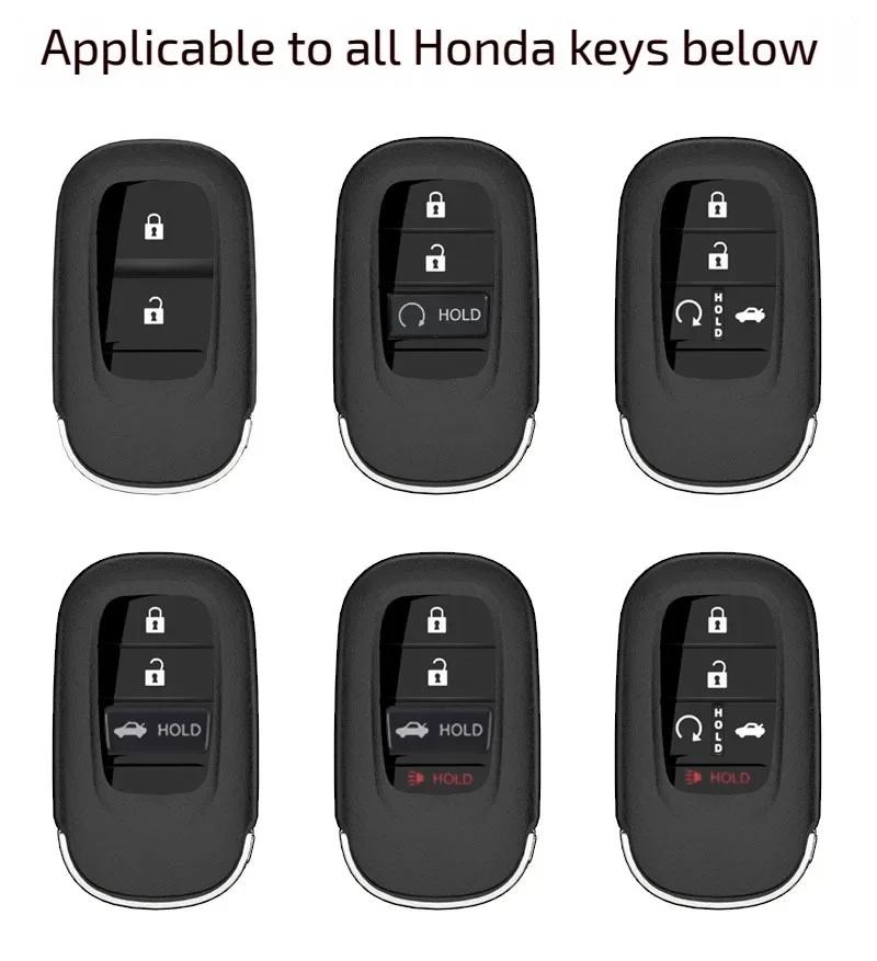 Zinc Alloy Car Smart Remote Key Case Cover Protection Shell For Honda Civic 11th 2022 Accord HR-V CR-V CRV 2023 Accessories
