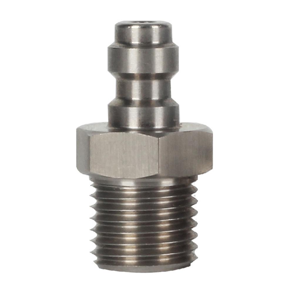 M12X1.25 Quick Connect Adapter Stainless Steel Check Valve