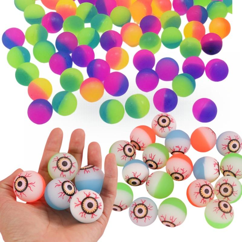 12 Stück Hüpfball Spielzeug Outdoor Spielzeug Kinderparty Zubehör Geburtstagsgeschenke Pinata Füllung Weihnachtskarneval Party Geschenke Belohnung