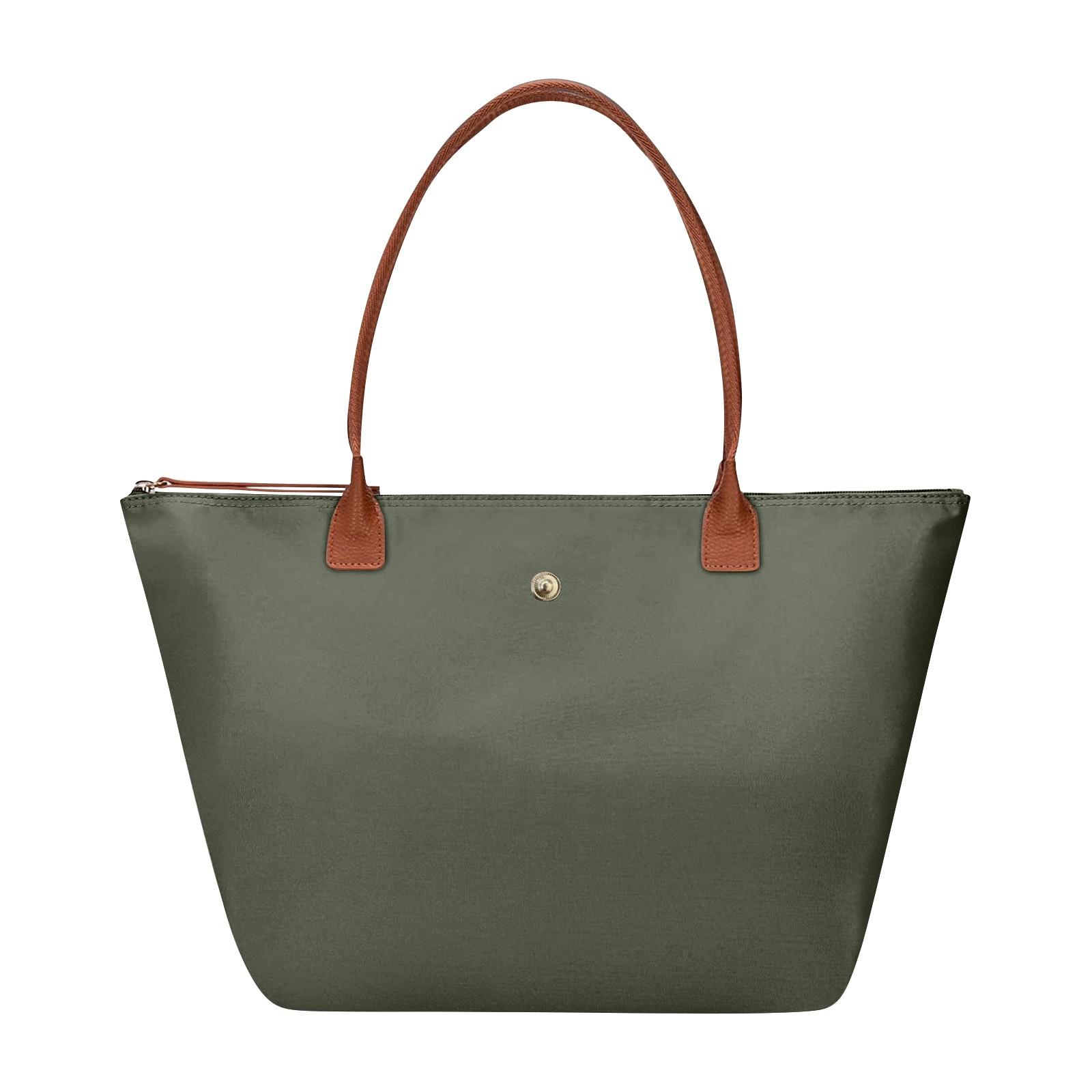 

Женская сумка-тоут большой вместимости, сумка на одно плечо, мягкая кожаная сумка One Size армия зеленый