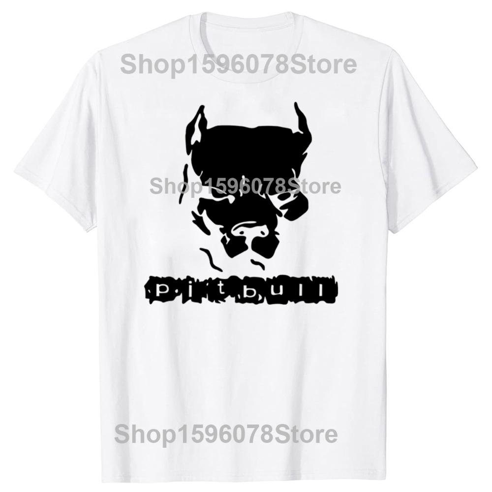 Funny Pitbull American Pit Bull Dog Dad T Shirts Graphic Cotton Streetwear Short Sleeve Birthday Gifts Summer Style T-shirt