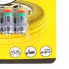 Tire Pressure Valve Caps 4 Pieces Sensor Alert Tire Pressure Gauge Valve Caps For Long-Distance Travel Motorcycle Truck SUV