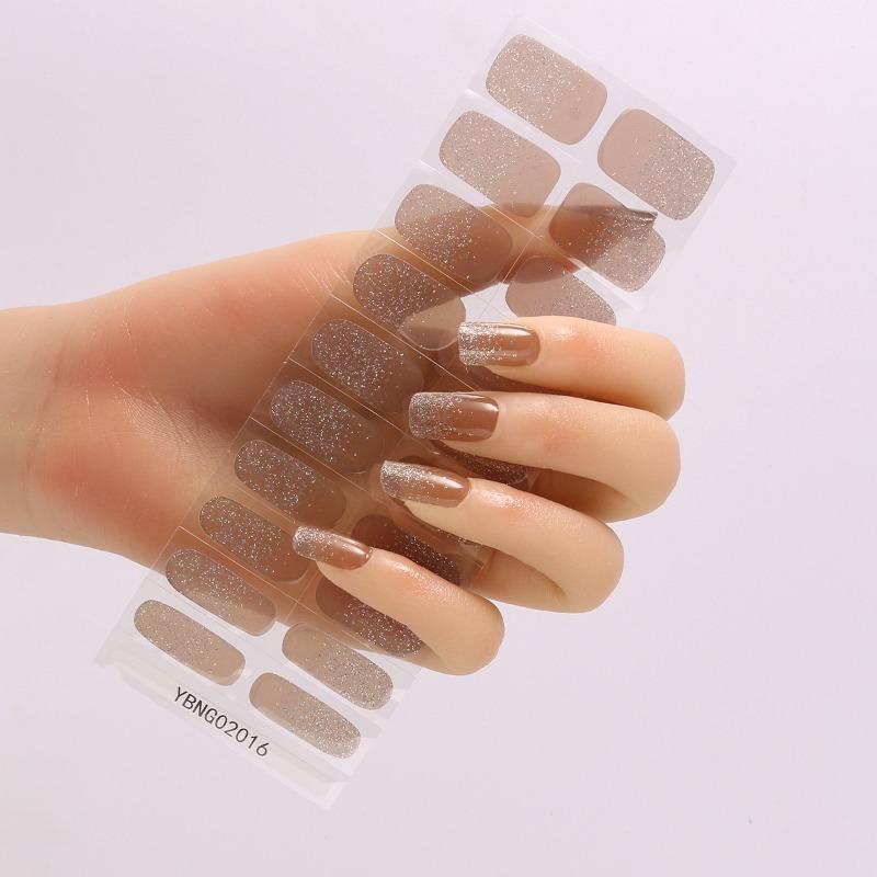 Semi-curing Light Therapy Nail Stickers Gel Nail Stickers Semi-curing Light Lamp Nail Stickers Harden, Last Long and Are Waterproof
