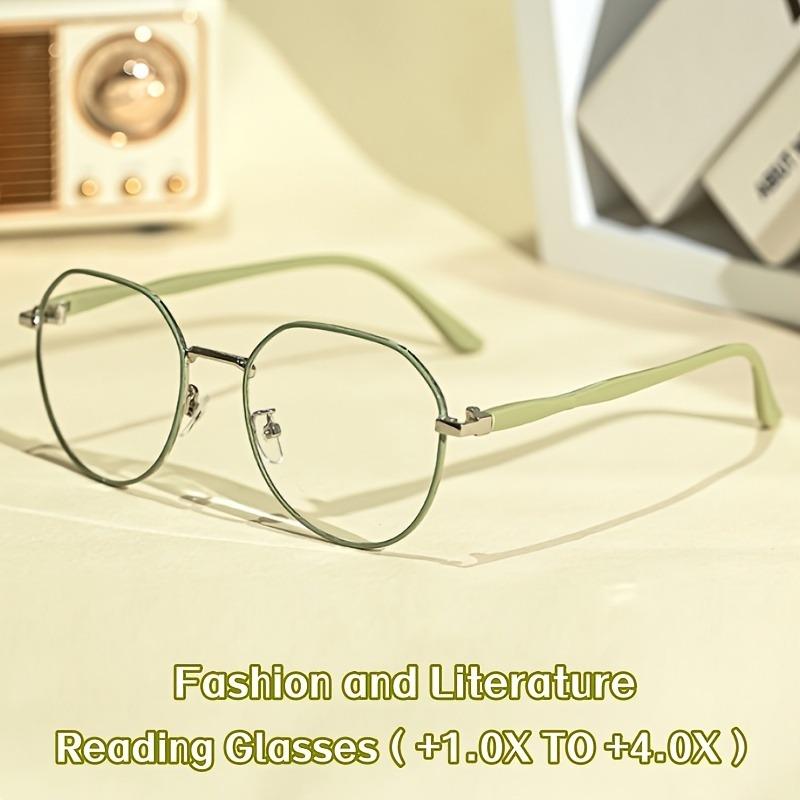 

Упаковка из 1 очков для чтения в винтажном стиле, овальные, унисекс, с полной оправой, прозрачные, высокой четкости, для силы рецепта от +1.0 до +4.0 4.0