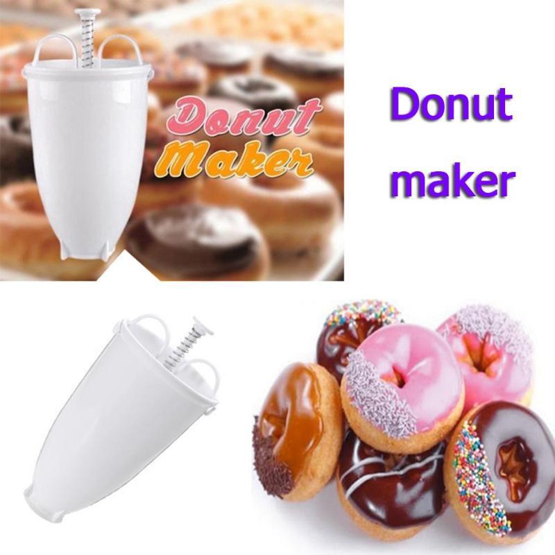 Donut Maker Manual Waffle Dispenser Doughnut Machine Mould Diy Arabic Kitchen Cooking Baking Tool Kitchen Ware