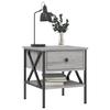 VidaXL Tables de chevet 2 pcs sonoma gris 40x42x45 cm bois ingénierie 825960