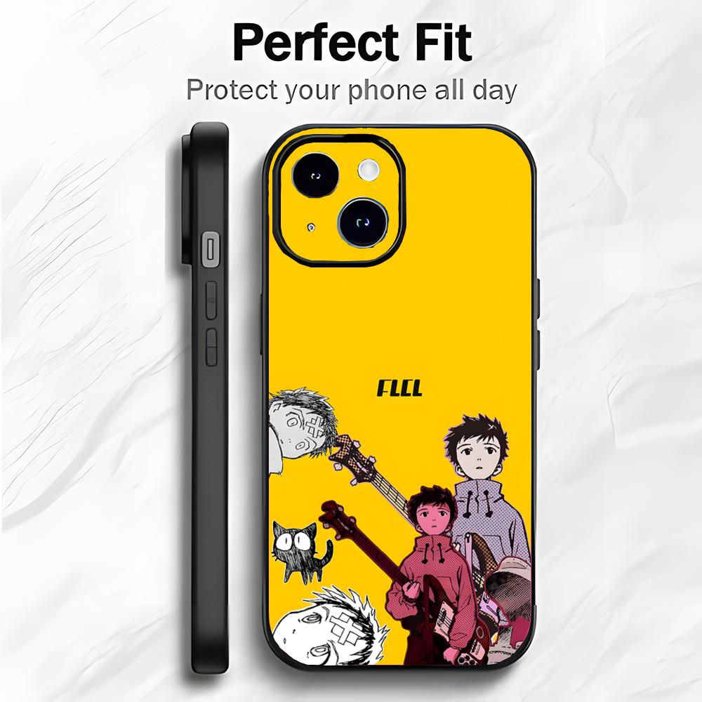 Anime F-FLCL F-First Love Cyber Love Phone Case Phone Case Soft Packaging Lightweight For iPhone17 16 15 14 13ProMax