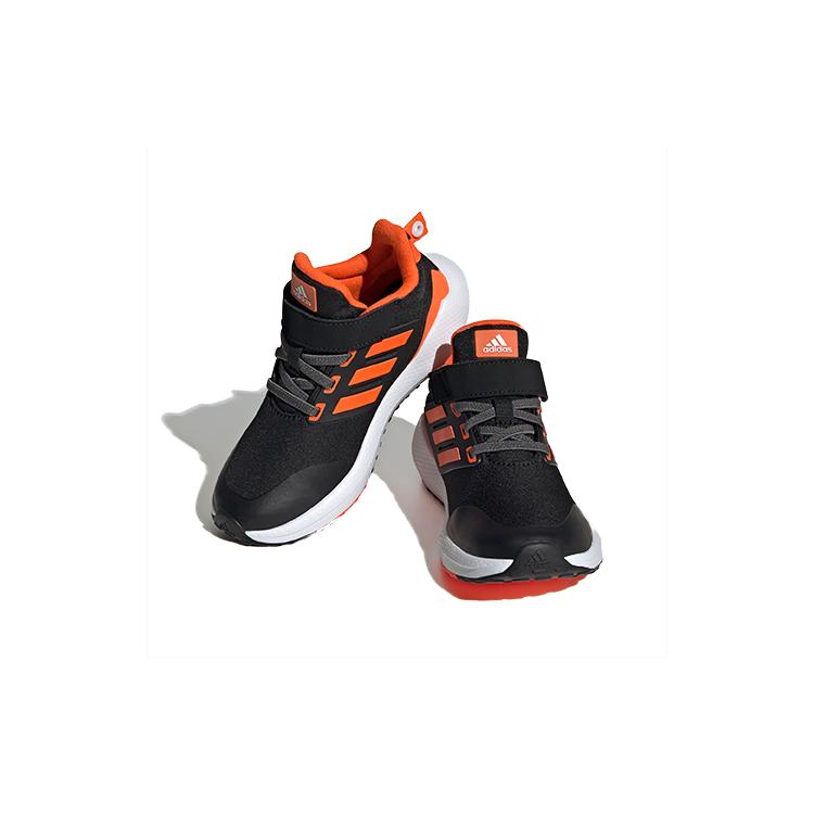 New adidas EQ21 Run 2.0 EL Kids 'Black Impact Orange' GZ2307
