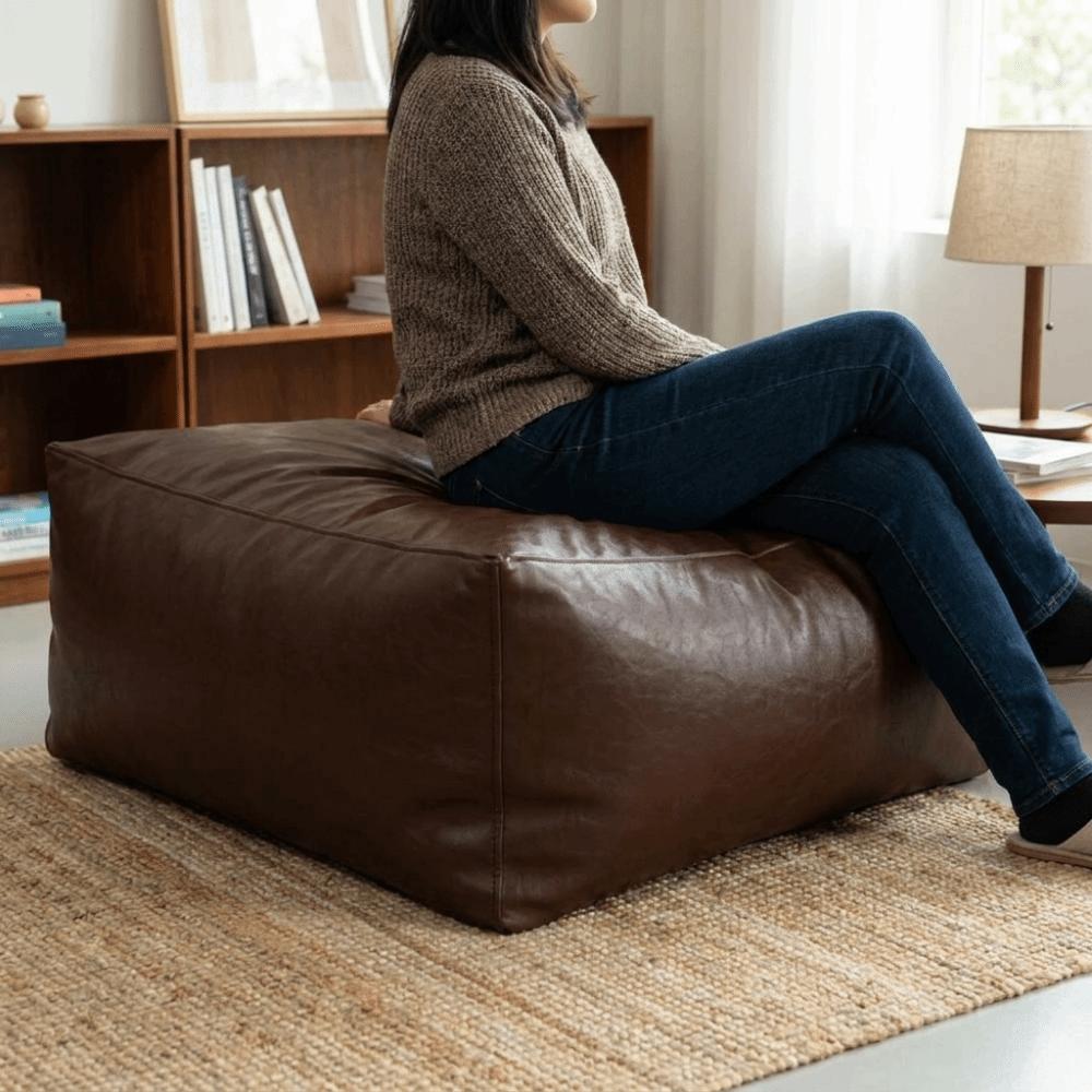 Multifunktionale Große Kapazität Sitzsackbezug Ohne Füllung Waschbar Aufbewahrungstasche Wasserdicht Minimalistischer Sofabezug Schlafzimmer