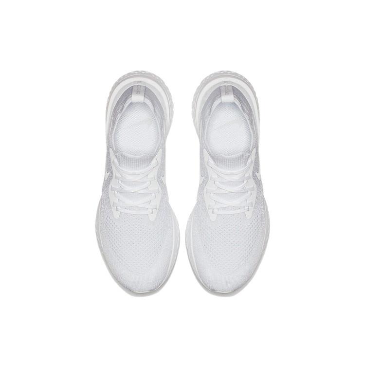 (WMNS) Nike Epic React Flyknit 'Triple White' Women's AQ0070-102
