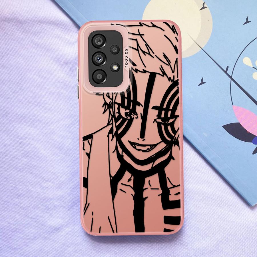 

Чехол для телефона с мягкой обложкой Demon Slayer Anime Akaza для Samsung Galaxy A06 A15 A02 A14 A11 A04e A03 A12 A13 A20s A50 A16 Galaxy A50