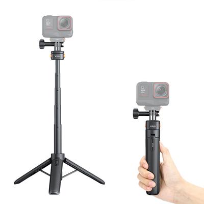 VRIG AC04 Extendable Selfie Stick Tripod Stand with Magnetic Quick Release Mounting Head Max. 21in