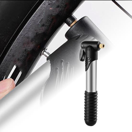 Bike Pump Mini Portable Stainless Steel Multifunction Bicycle Tool Set Inflator for Basketball Football