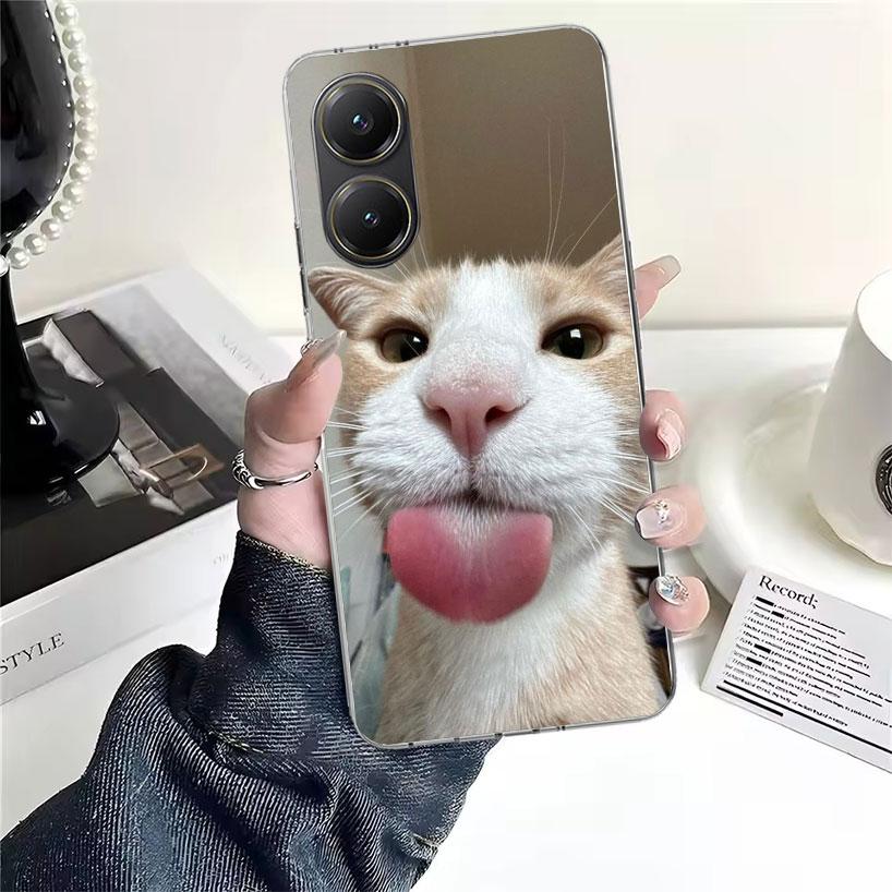 Pet Cat Funny Memes For Xiaomi Poco X7 X6 X5 F7 Ultra F6 F5 Pro Phone Case X4 Nfc F4 Gt F3 M6 M5S M5 M4 M3 Fundas Cover Coque
