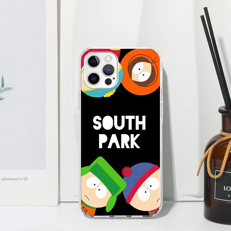 Cartoon S-South-Parkes Phone Case For Iphone 17 Air 16 15 Plus 16E 14 Pro Max 13 Mini 12 11 7 8 SE Fundas Soft Back Cover 17 Air