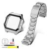 Mod kit AE1200 case for Casio 3299 AE-1200 AE-1300 stainless steel bezel metal band Bracelet mirror waterproof ring screws Parts