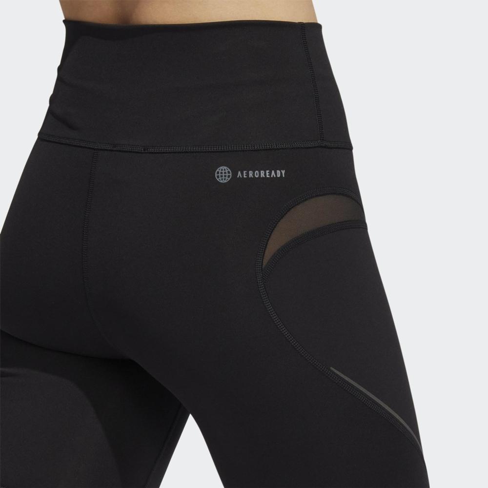 Adidas Solid Color Slim Fit Workout Shorts Women Shorts Black HN9453