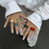 Smooth Vintage Resin Rings Big Size Boho Rings New Geometric Rings  Party Jewelry