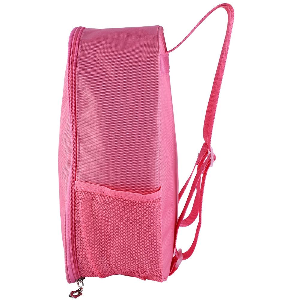 Girls Ballet Dance Embroidered Backpack Kids Shoulder Sports Bag(Pink)
