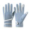 Fleece-Lined Riding Gloves Women Windproof Touch Screen Gloves Warm Autumn Winter Gloves with Adjustable Strap for Outdoor Hiking Daily Outings