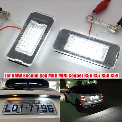 Error Free Bright White Number Lamp For BMW Mini Cooper R56 R57 R58 R59 LED License Plate Light