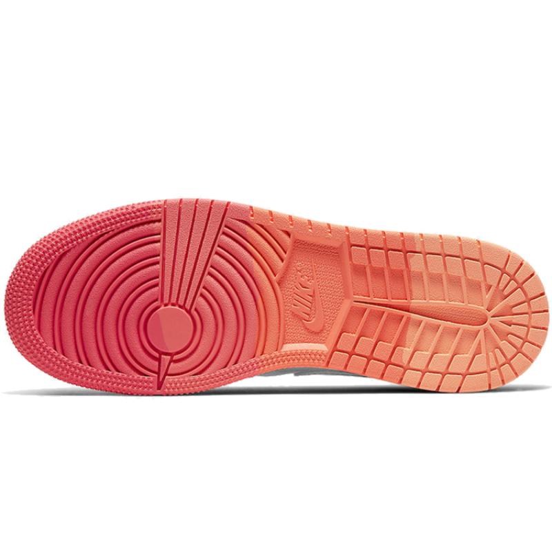 Jordan 1 Mid GS Metallic Silver Pink Crimson Jordan 555112-006