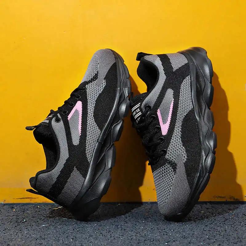 Fashion Zimni Tied Luxury Women's Loafers Flats Black Woman Sneakers Women's Shoes Size 32 Sports Scarp New Arrival Class