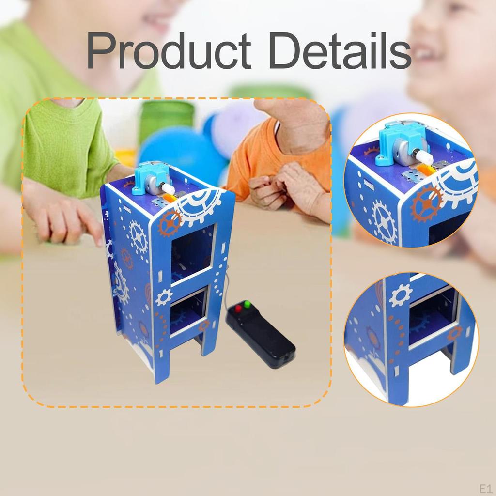 DIY Elevator Toy School Projects Kids Science Experiment Kit Material Package Educational Learning