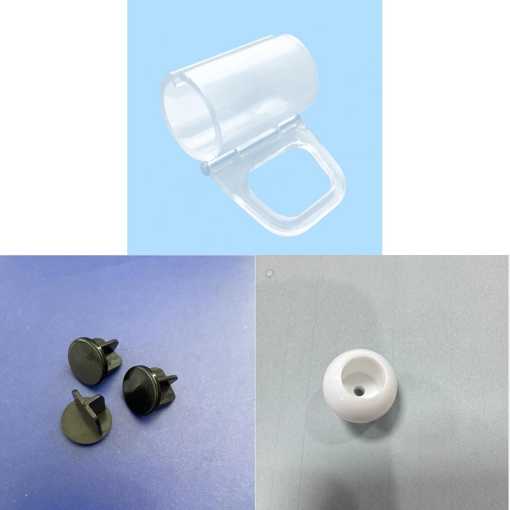 Spring Rollers Transparent Handle Set For 15mm Rods Home Window Blinds