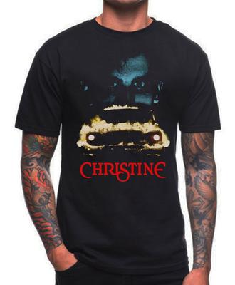Unique Christine Shirt 1980s Horror Movie Film Cult TShirt Summer Cotton Short Sleeve ONeck Mens T Shirt New S3XL