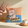 Hot LLulu Piges Cushion Cover Stylish Washable Pillow Cover Ideal for Couch Bedroom Car Decoration