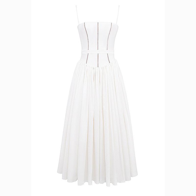 Fashion Square Collar Sleeveless Women Dress 2024 Summer High Waist Printed  Sling Women Long Dress Elegant Casual Vintage A Line Dresses 24172 Buy  cheaply on Joom
