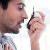Inhaler Holder Portable PU Leather Inhaler Carrying Holder with   Clip for Home Work Travel