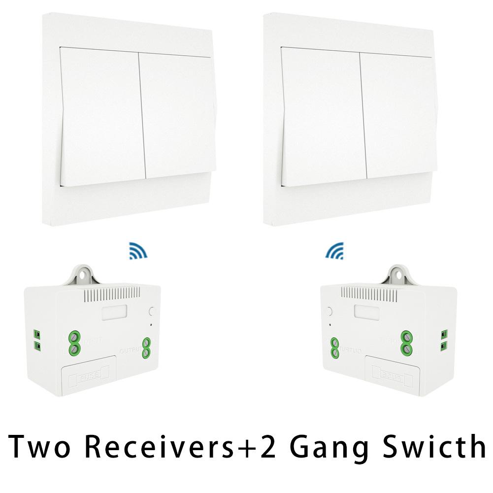 Battery-free Wireless Smart Light Switch, Stick-on Panel, 220V