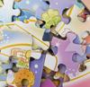 Beverly in Beverly 150 Large Jigsaw Puzzle Sanrio Characters Sparkling Snack Time x 38 (BEVERLY) [Made Japan] (26 cm) 150L-001