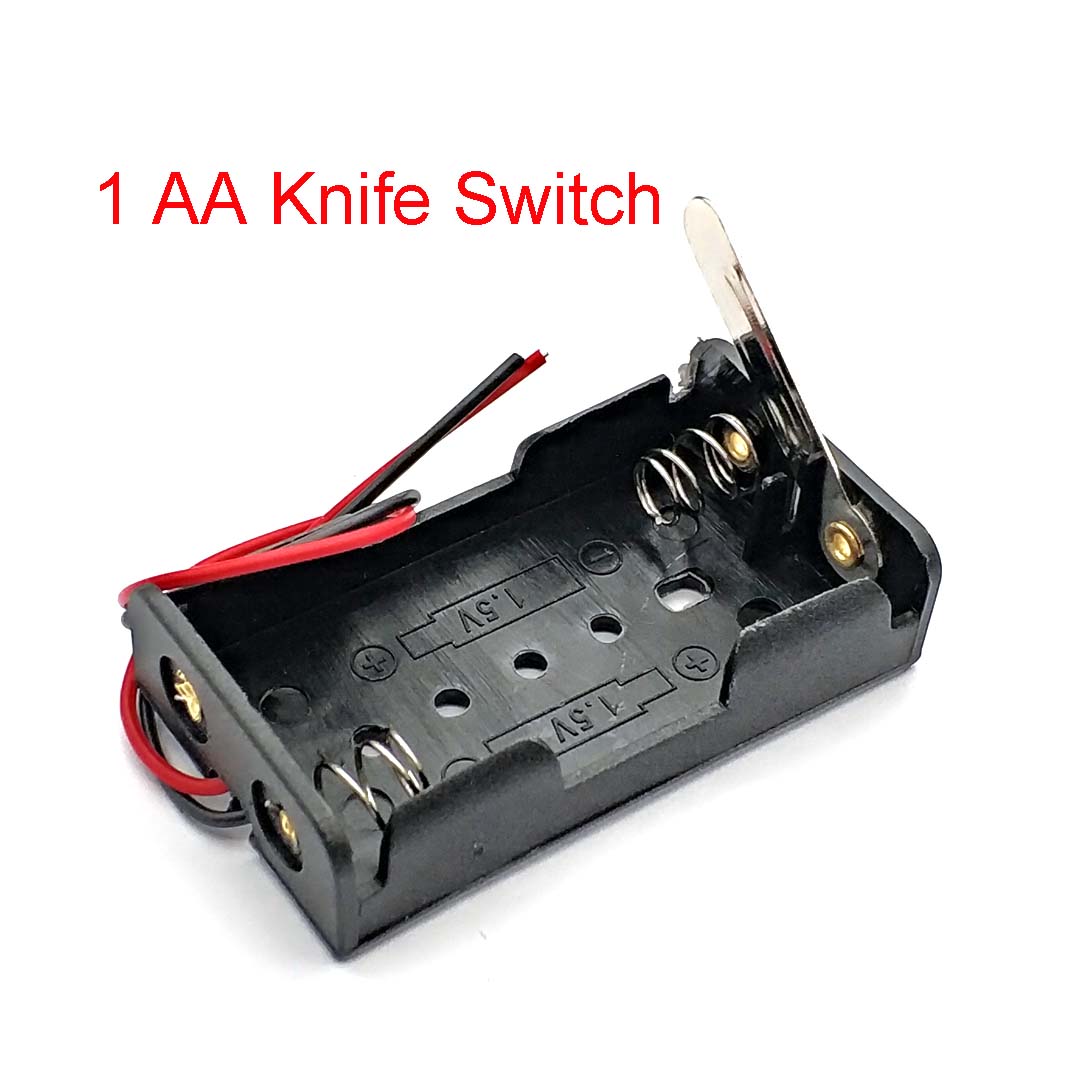 

Черный пластиковый контейнер для хранения батареек размера AA, держатель, выводы с 1 2 3 4 слотами, контейнер для хранения батареек размера AA 1 AA Knife Switch