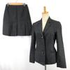 j.crew Mini Skirt Suit Set [4/Women L-XL/Gray] Japan Made(USED)