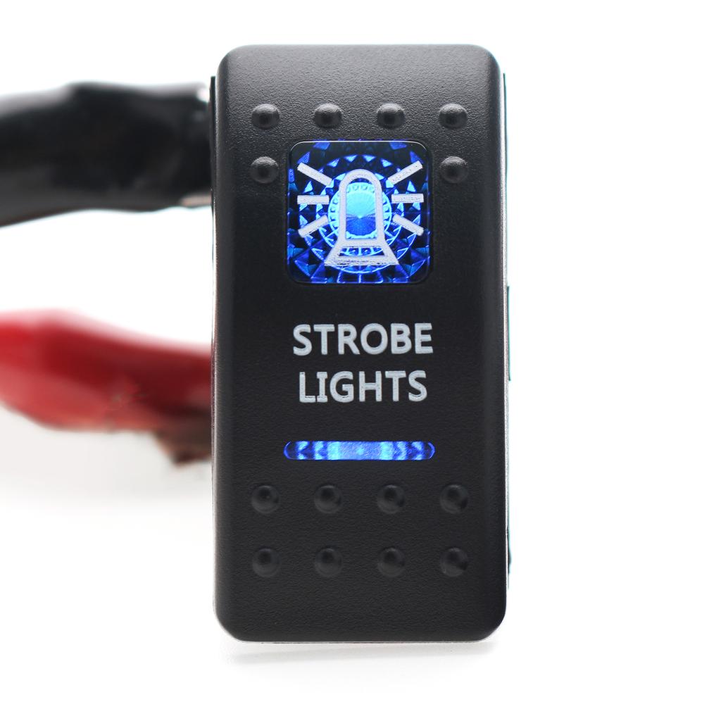 Cheap 1/2pcs 12V 24V Car Boat Caravan Push Rocker Toggle Switches