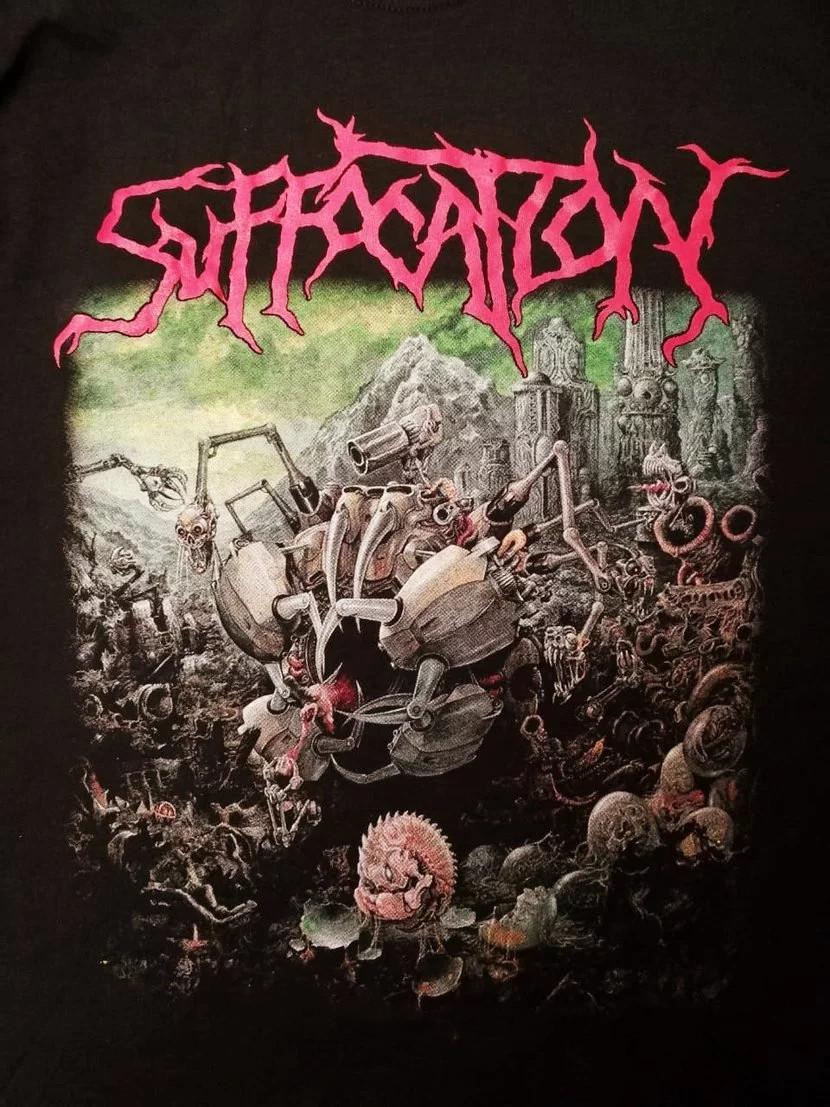 New Popular Suffocation Black T-Shirt Cotton Full Size S-5XL RD308 S разноцветный