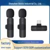 K8k9 Lapel Microphone with Charging Case for Mobile Live Streaming & Audio Recording